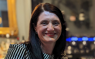 Lucy Holmes the founding member of the Hot Iron